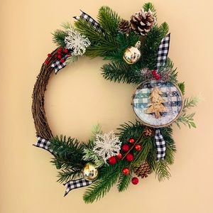 Handmade Christmas Wreath NEW
